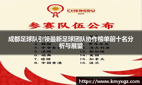 成都足球队引领最新足球团队协作榜单前十名分析与展望